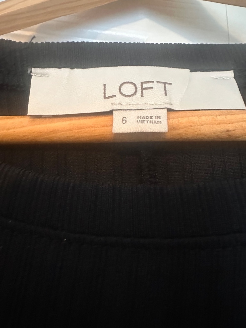 Loft midi black dress - Picture 2 of 3